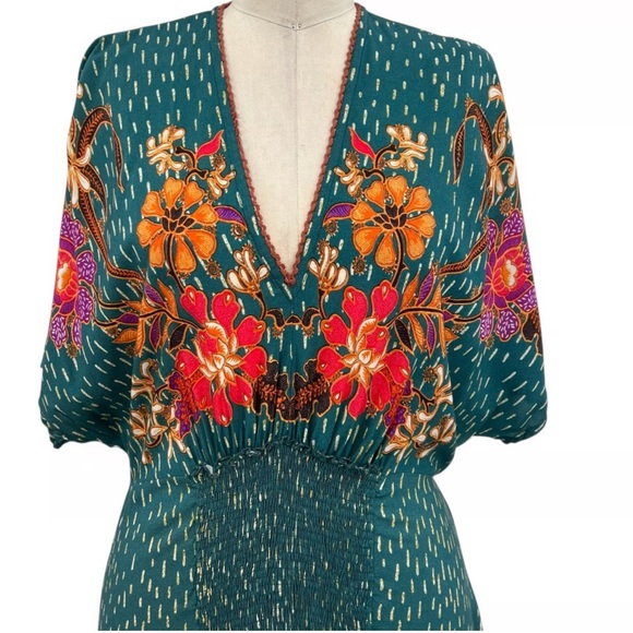 Anthropologie Tatiana Kaftan Dress One Size Fits Most - Picture 5 of 10